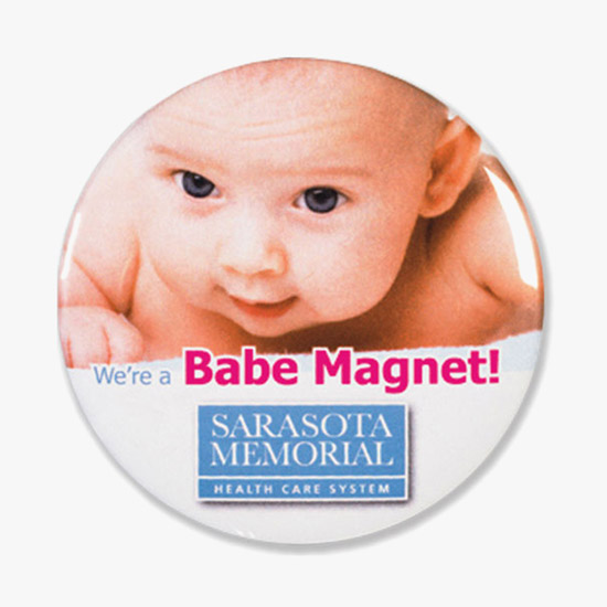 2 1/4 Full Color Round Button
