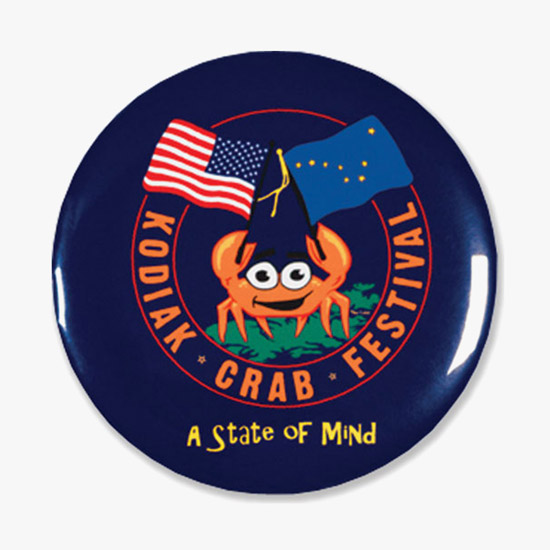 2 1/4 Full Color Round Button