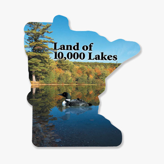 Custom Shape Full Color Button - 4 sq in