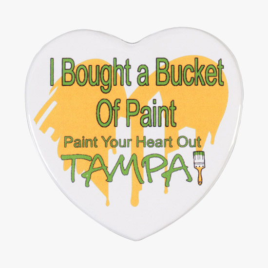 Full Color Heart Button