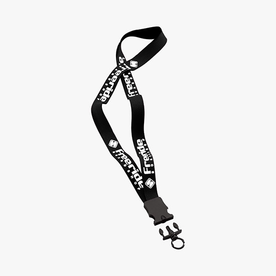 3/4 Neoprene Lanyard with Plastic Snap-Buckle Release and Standard O-Ring