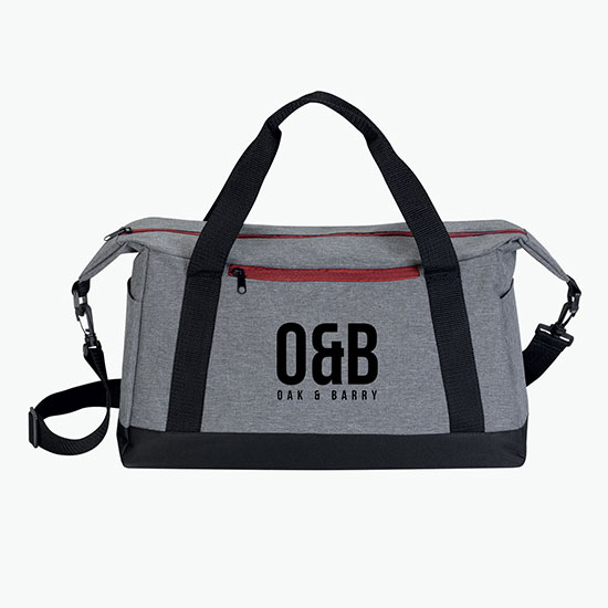 Heathered Two-Tone Sport Duffel - 24-Hour Production