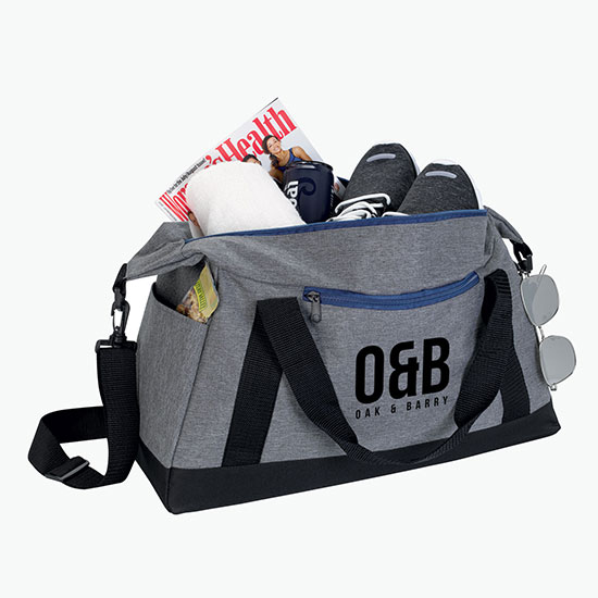 Heathered Two-Tone Sport Duffel - 24-Hour Production