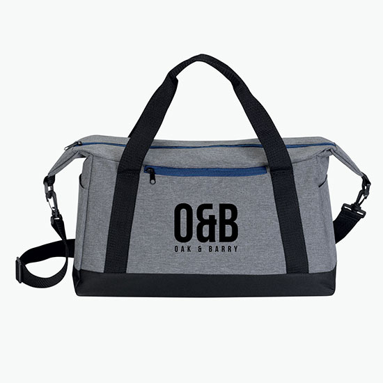 Heathered Two-Tone Sport Duffel - 24-Hour Production