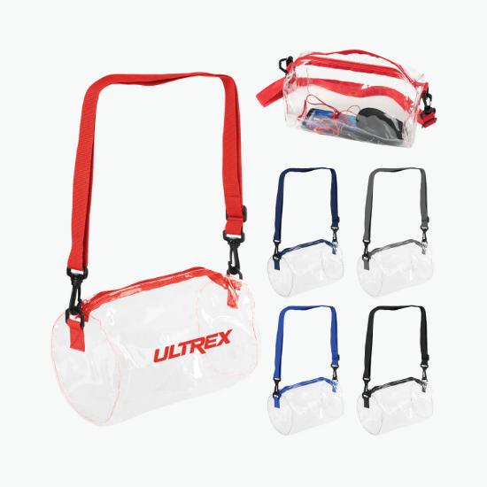 Clear Barrel Shoulder Bag - Clearance