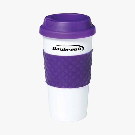 Color Banded Classic Coffee Tumbler - 16 oz.