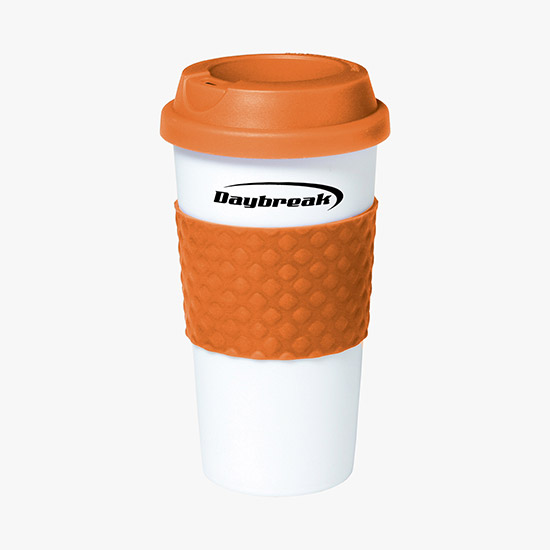 Color Banded Classic Coffee Tumbler - 16 oz.