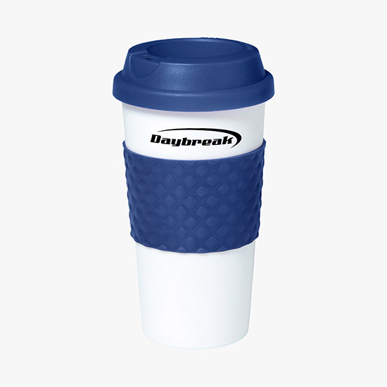 Color Banded Classic Coffee Tumbler - 16 oz.