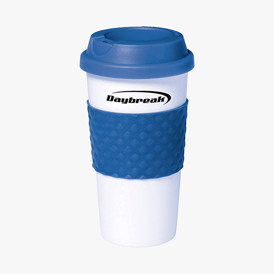 Color Banded Classic Coffee Tumbler - 16 oz.