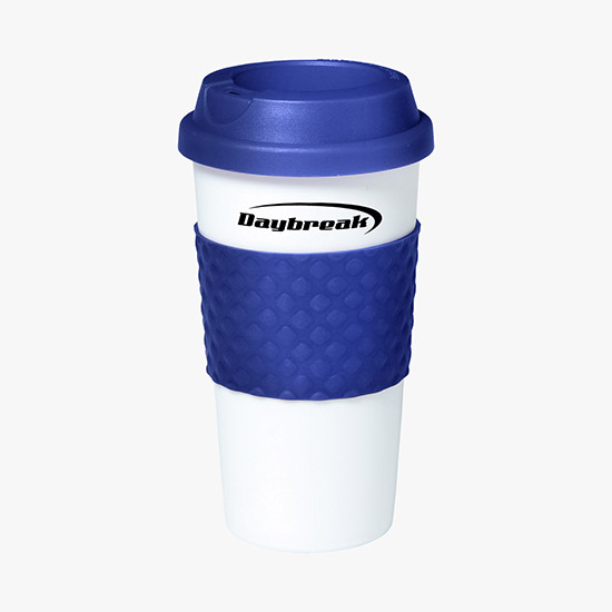 Color Banded Classic Coffee Tumbler - 16 oz.