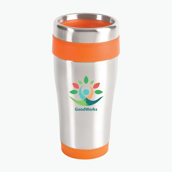 Double Wall Stainless Steel Tumbler 16 oz. - Full Color