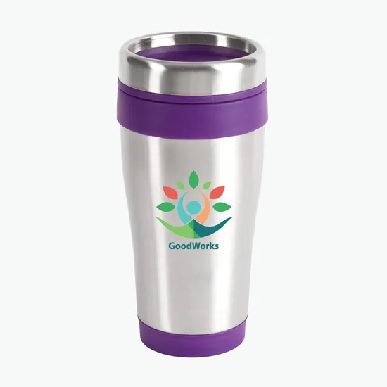 Double Wall Stainless Steel Tumbler 16 oz. - Full Color