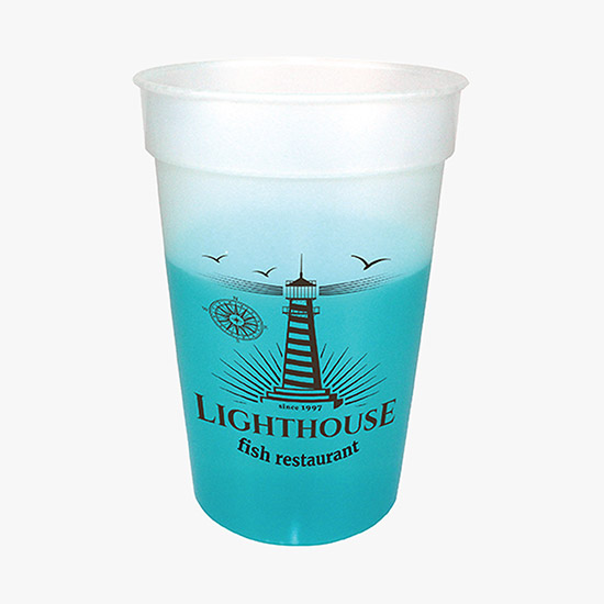 17 oz Color Changing Stadium Cup