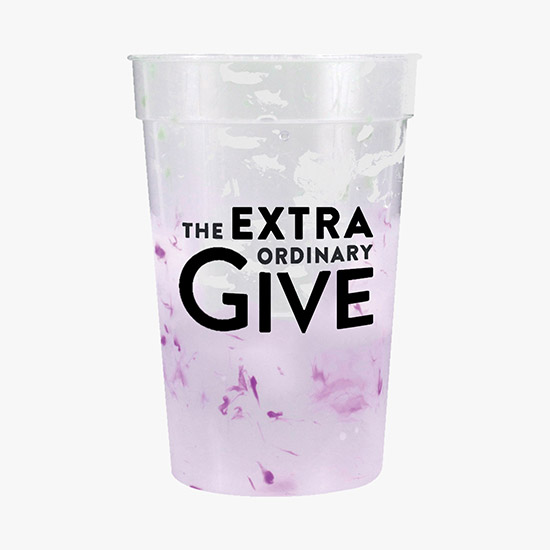 Color Changing Confetti Stadium Cup 17 oz.