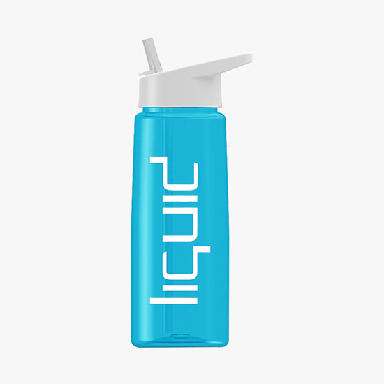 26 oz. Tritan Flair Bottle w/Flip Straw Lid