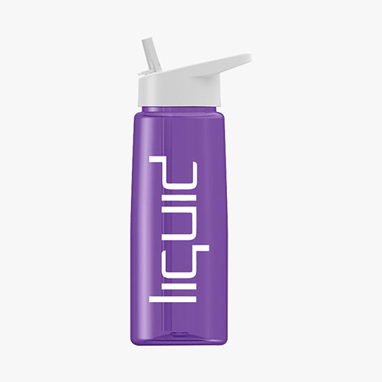 26 oz. Tritan Flair Bottle w/Flip Straw Lid