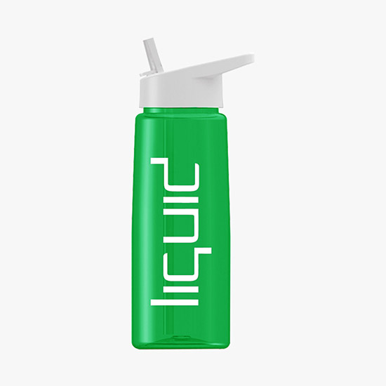 26 oz. Tritan Flair Bottle w/Flip Straw Lid