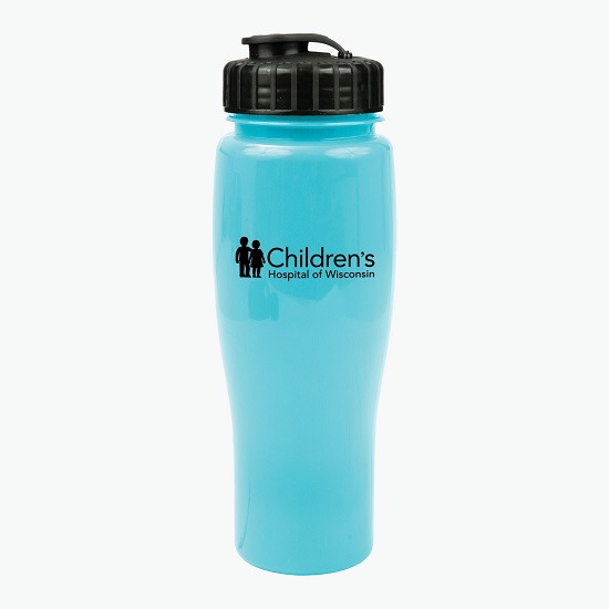 24 oz Contour Bottle with Flip Top Lid