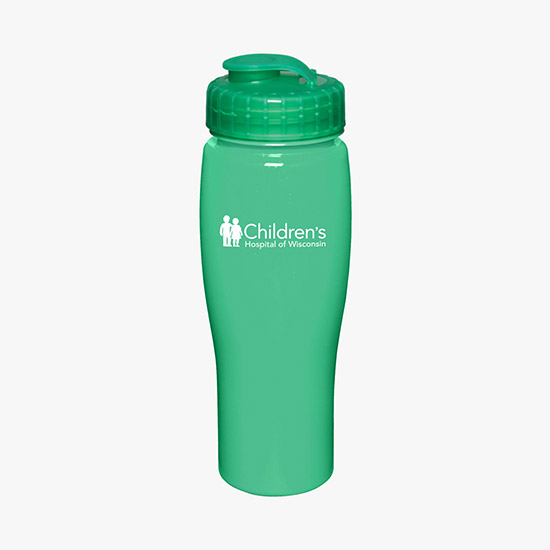 24 oz Contour Bottle with Flip Top Lid