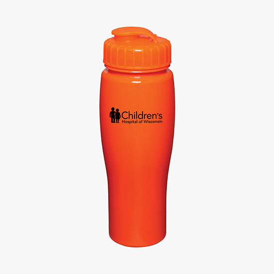 24 oz Contour Bottle with Flip Top Lid
