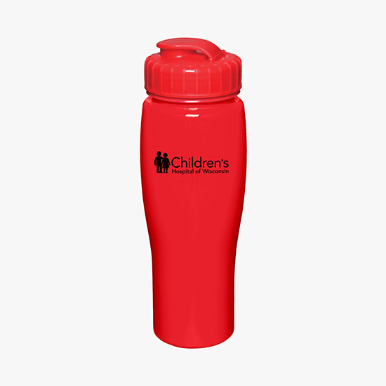 24 oz Contour Bottle with Flip Top Lid