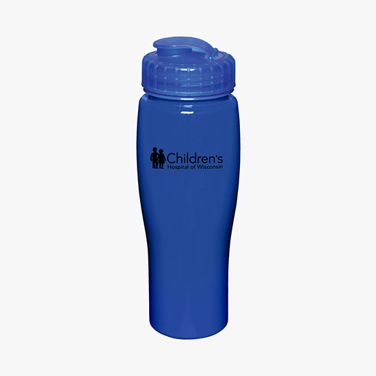24 oz Contour Bottle with Flip Top Lid