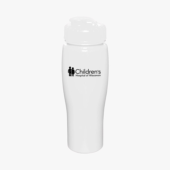 24 oz Contour Bottle with Flip Top Lid