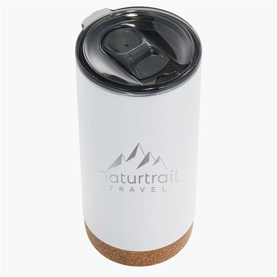 16 oz Valhalla Copper Vacuum Tumbler with Cork Bottom - Engraved