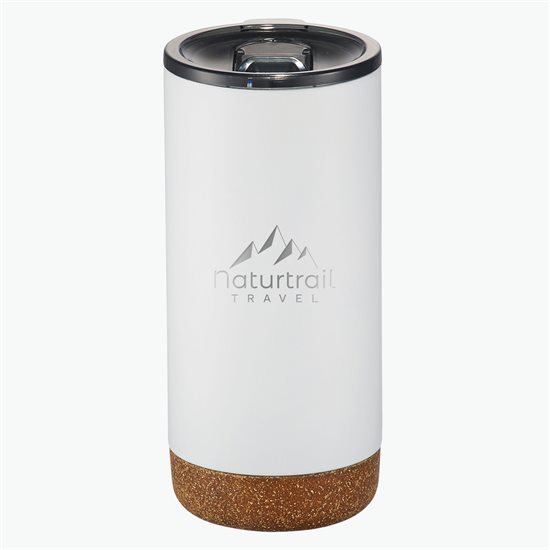 16 oz Valhalla Copper Vacuum Tumbler with Cork Bottom - Engraved
