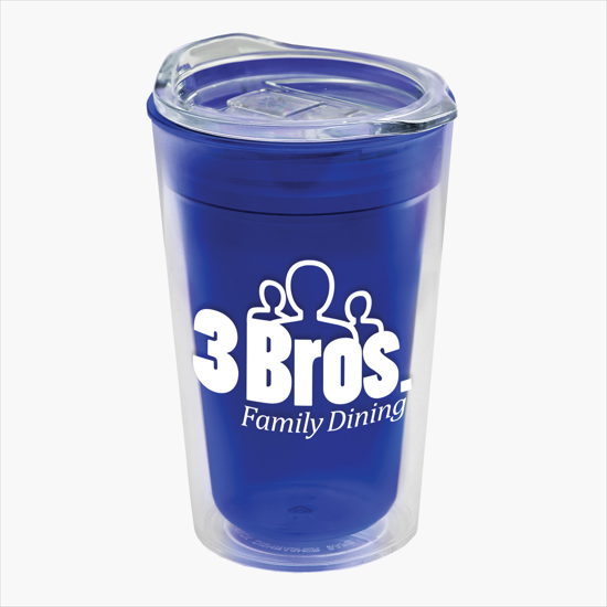 14 oz Transparent Sentinel Acrylic Insulated Tumbler