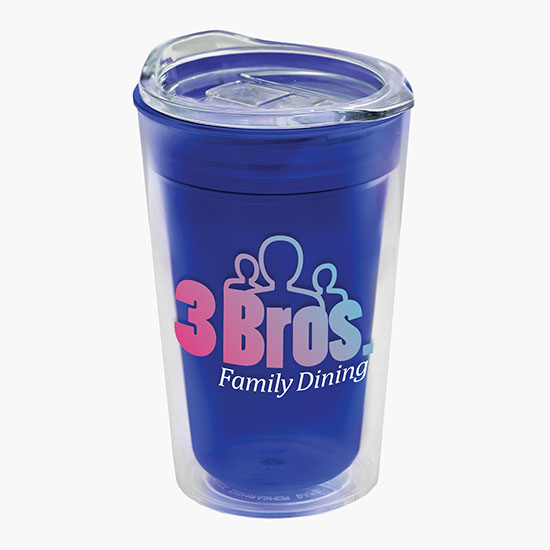 14 oz Transparent Sentinel Acrylic Insulated Tumbler - Full Color