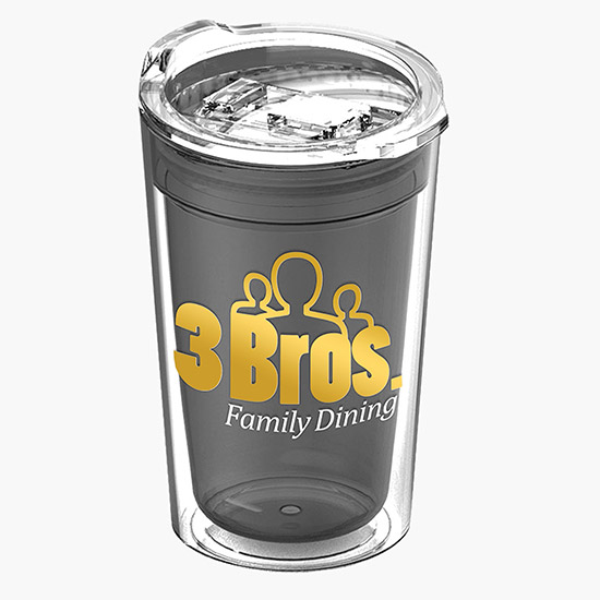 14 oz Transparent Sentinel Acrylic Insulated Tumbler - Full Color