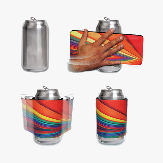 ZDISC-Full Color Slap Wrap Cooler - 24-Hour Production