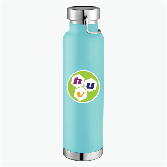 22 oz Thor Copper Vacuum Insulated Bottle - Full Color