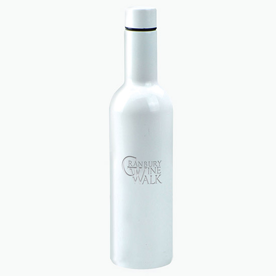Vacuum Insulated Stainless Steel Wine Bottle 25 oz. - Engraved - Clearance