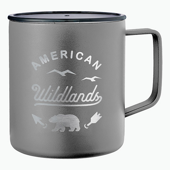 Rover Copper Vacuum Insulated Camp Mug - 14 oz - Engraved