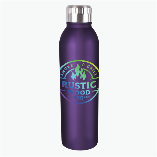 17 oz Deluxe Halcyon Soft Touch Vacuum Insulated Bottle - Full Color