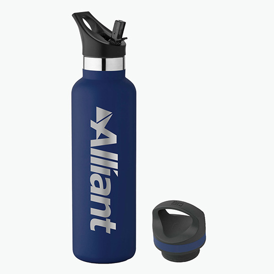 20 oz Basecamp® Mesa Tundra Bottle with Flip Straw Lid - Engraved - 24-Hour Production
