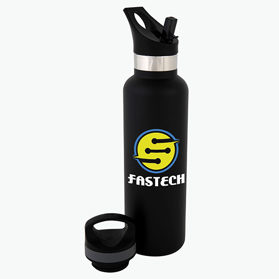 20 oz Basecamp® Mesa Tundra Bottle with Flip Straw Lid - Full Color - 24-Hour Production