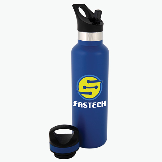 20 oz Basecamp® Mesa Tundra Bottle with Flip Straw Lid - Full Color - 24-Hour Production