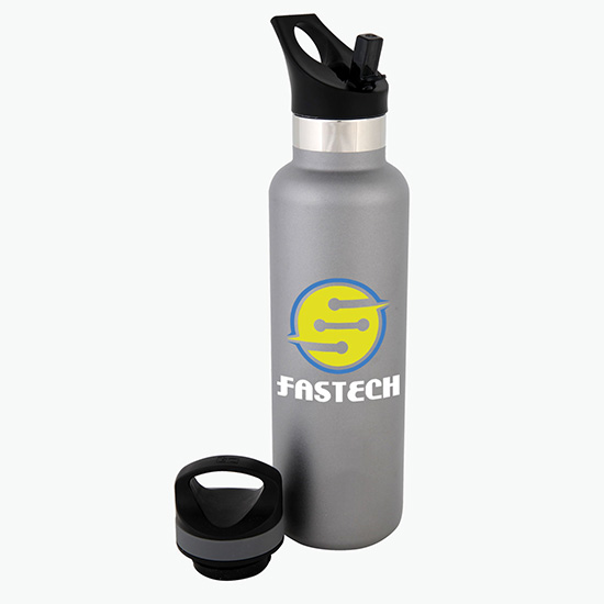 20 oz Basecamp® Mesa Tundra Bottle with Flip Straw Lid - Full Color - 24-Hour Production