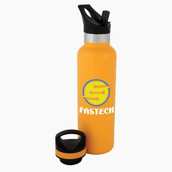 20 oz Basecamp® Mesa Tundra Bottle with Flip Straw Lid - Full Color - 24-Hour Production