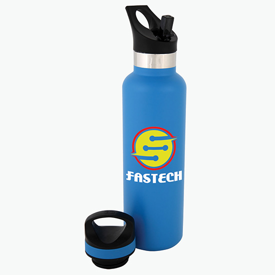 20 oz Basecamp® Mesa Tundra Bottle with Flip Straw Lid - Full Color - 24-Hour Production