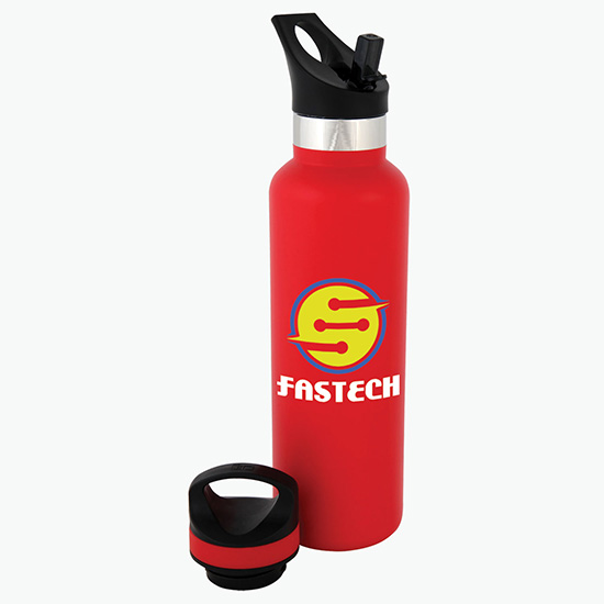 20 oz Basecamp® Mesa Tundra Bottle with Flip Straw Lid - Full Color - 24-Hour Production