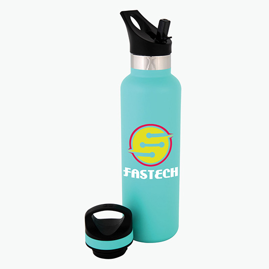 20 oz Basecamp® Mesa Tundra Bottle with Flip Straw Lid - Full Color - 24-Hour Production