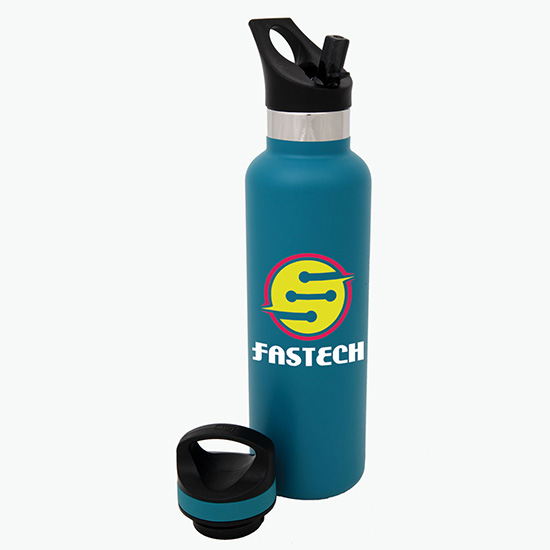 20 oz Basecamp® Mesa Tundra Bottle with Flip Straw Lid - Full Color - 24-Hour Production