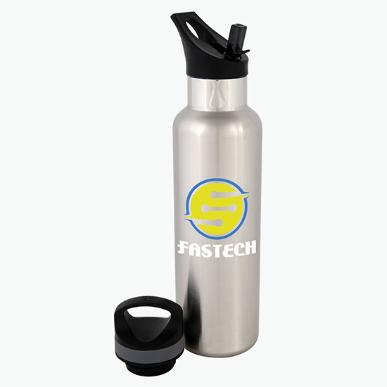 20 oz Basecamp® Mesa Tundra Bottle with Flip Straw Lid - Full Color - 24-Hour Production