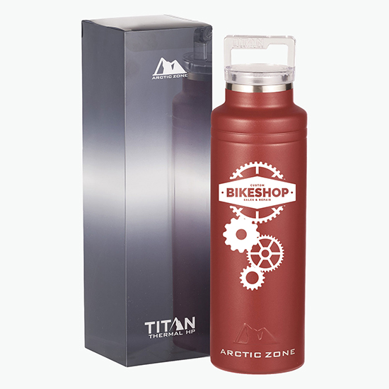 20 oz Arctic Zone® Titan Thermal HP® Copper Bottle - 24-Hour Production