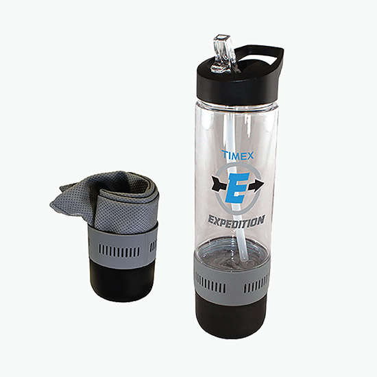 17 oz Co-Poly Bottle with Cooling Towel - Full Color