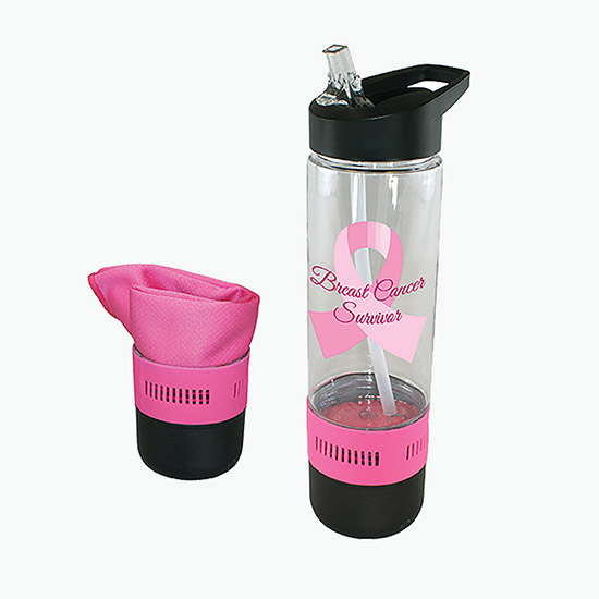 17 oz Co-Poly Bottle with Cooling Towel - Full Color